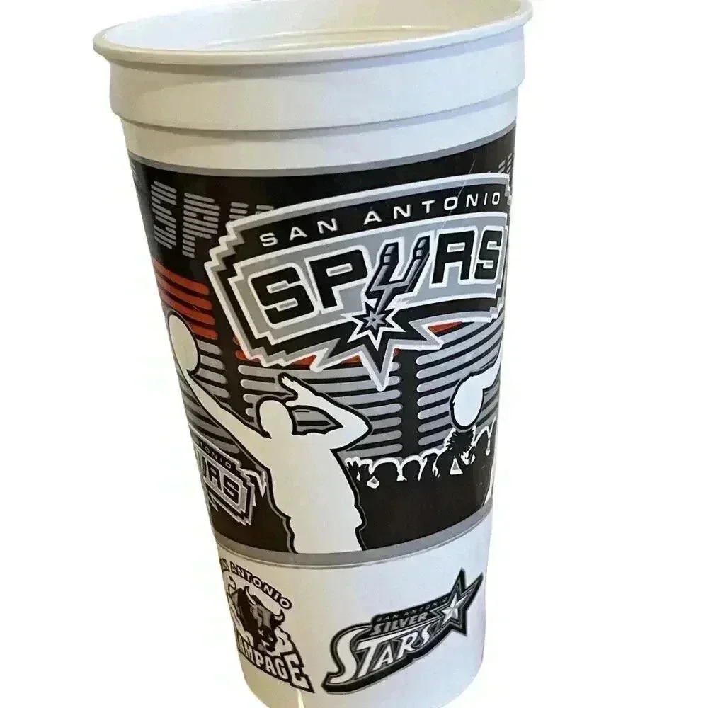 San Antonio Spurs NBA Plastic drinking Cup from Spurs‎ game